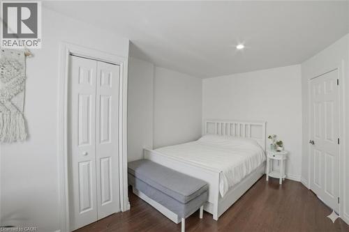 Secondary bedroom with closet! - 81 Ottawa Street N, Hamilton, ON - Indoor Photo Showing Bedroom