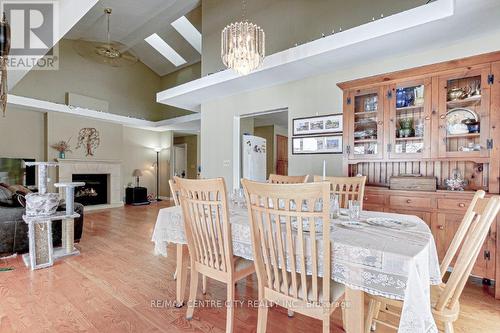 34639 Third Line, Southwold, ON - Indoor Photo Showing Dining Room With Fireplace