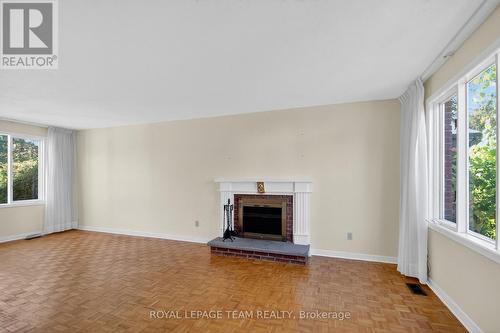 Living Room - 1264 Morrison Drive, Ottawa, ON - Indoor Photo Showing Living Room With Fireplace