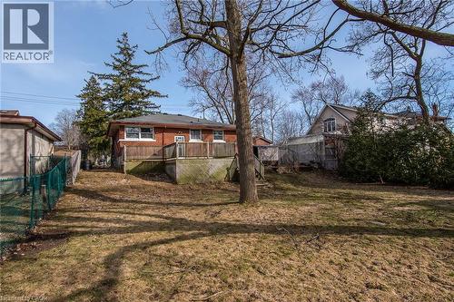 Back of property - 120 Fourth Avenue, Kitchener, ON 