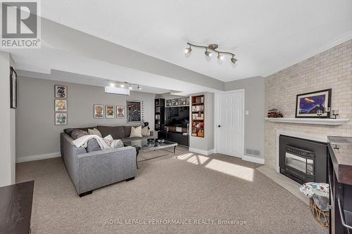 81 Saddle Crescent, Ottawa, ON - Indoor With Fireplace