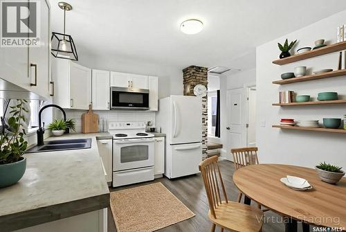 450 River Street E, Prince Albert, SK - Indoor Photo Showing Kitchen With Double Sink