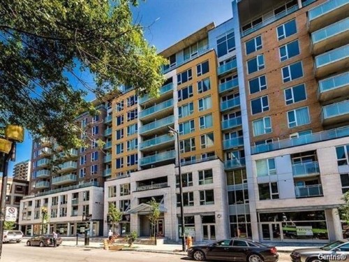 Façade - 719-1235 Rue Bishop, Montréal (Ville-Marie), QC - Outdoor With Balcony With Facade