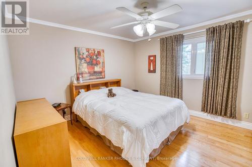 Primary bedroom with oak hardwood. - 118 Robinson Avenue, Ottawa, ON - Indoor Photo Showing Bedroom