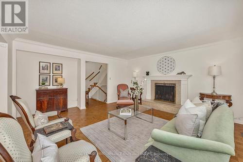 31 Aylen Avenue, Ottawa, ON - Indoor Photo Showing Living Room With Fireplace