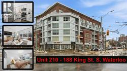 188 S KING Street S Unit# 210  Waterloo, ON N2J 0C6