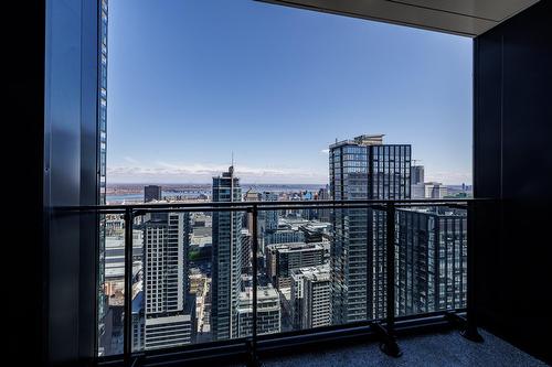 Balcony - 4105-1245 Rue De Bleury, Montréal (Ville-Marie), QC - Outdoor With Balcony With View