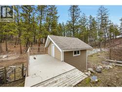 Upper access to storage shed - 