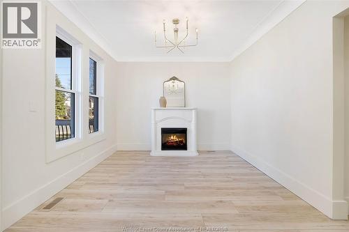 785 Hall #Main, Windsor, ON - Indoor With Fireplace