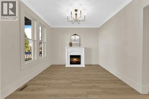 785 Hall #Main, Windsor, ON - Indoor With Fireplace