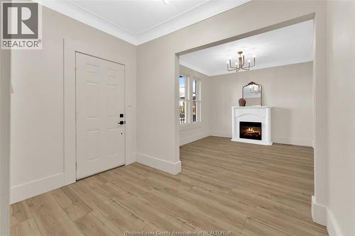 785 Hall #Main, Windsor, ON - Indoor Photo Showing Other Room With Fireplace