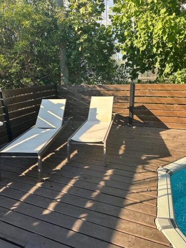 Pool - 5741 Av. Blossom, Côte-Saint-Luc, QC - Outdoor With Deck Patio Veranda