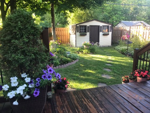 Cour - 124 Rue Stéphanie, Dollard-Des-Ormeaux, QC - Outdoor With Deck Patio Veranda