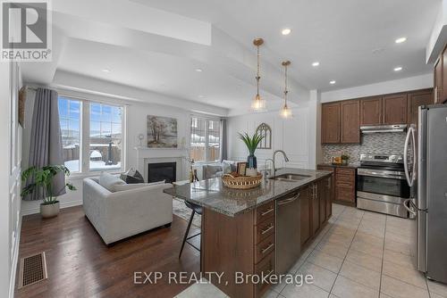 203 Grovehill Crescent, Kitchener, ON - Indoor Photo Showing Other Room With Fireplace