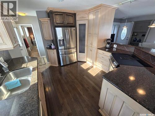 503 Edmonton Street, Broadview, SK - Indoor Photo Showing Kitchen With Double Sink