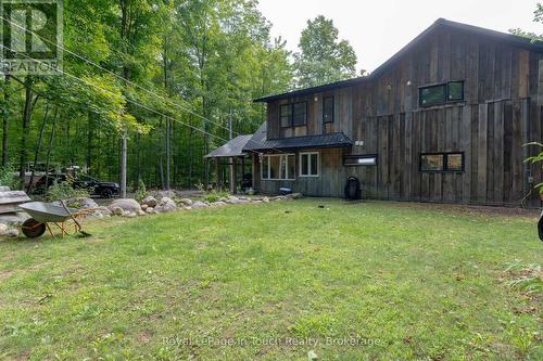 Backyard of shop/apartment - 440 Concession Rd 16 Concession E, Tiny, ON - Outdoor With Deck Patio Veranda