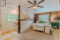 Apartment bedroom area on second floor - 