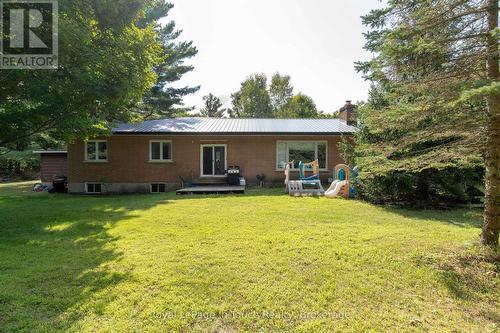 Back yard of main dwelling - 440 Concession Rd 16 Concession E, Tiny, ON - Outdoor With Deck Patio Veranda With Exterior