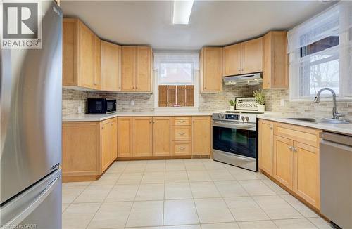 76 Brentwood Avenue, Kitchener, ON - Indoor Photo Showing Kitchen With Stainless Steel Kitchen