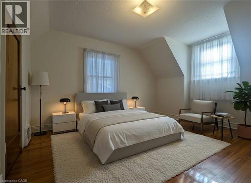 Bedroom-virtually staged - 59 Dunkirk Drive, Hamilton, ON - Indoor Photo Showing Bedroom