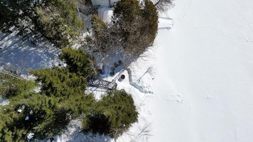 Photo aérienne - 2237 Ch. Principal, Saint-Mathieu-Du-Parc, QC - Outdoor With Body Of Water With View