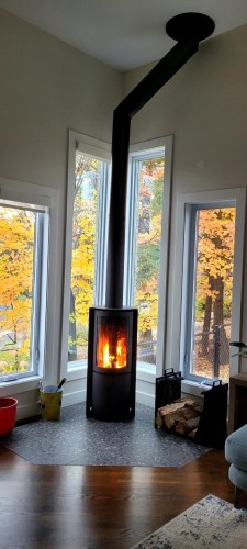 Salon - 25 Rue Carrier, Saint-Mathieu-De-Beloeil, QC - Indoor Photo Showing Living Room With Fireplace