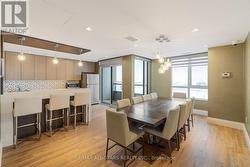 Dining area in party room - 