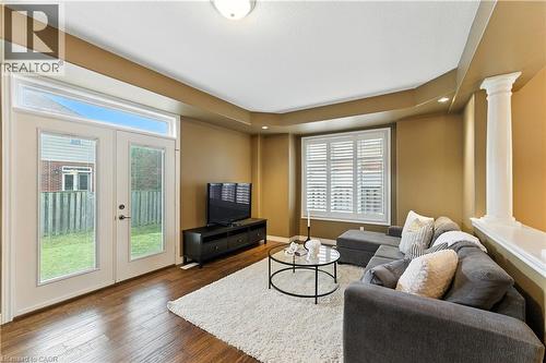 100 Fall Fair Way, Binbrook, ON - Indoor Photo Showing Living Room