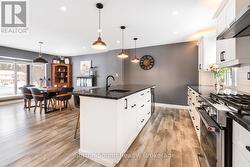 Large island w sink BI dishwasher and quartz tops - 