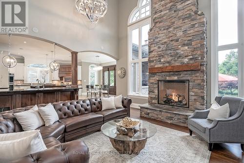 2319 Kilbride Street, Burlington, ON - Indoor Photo Showing Living Room With Fireplace