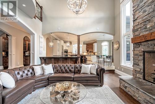 2319 Kilbride Street, Burlington, ON - Indoor Photo Showing Living Room With Fireplace