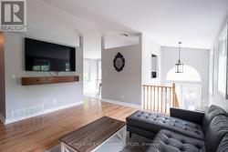 Stairs to side door, Deck, and lower level - 