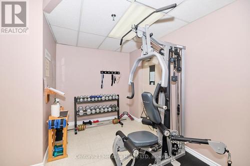 Exercise Room - 504 - 81 Scott Street, St. Catharines (Lakeport), ON - Indoor Photo Showing Gym Room