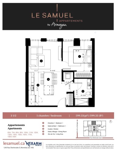 Other - 1804-1245 Rue Sherbrooke O., Montréal (Ville-Marie), QC - Other