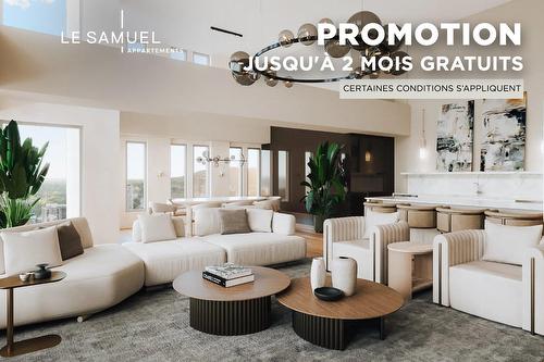 Salon - 1405-1245 Rue Sherbrooke O., Montréal (Ville-Marie), QC - Indoor Photo Showing Living Room