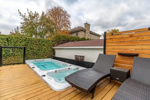 Spa - 17 Rue Lamarche, Delson, QC - Outdoor With Deck Patio Veranda With Exterior