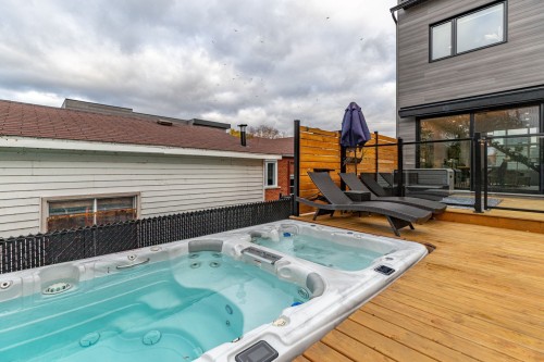 Spa - 17 Rue Lamarche, Delson, QC - Outdoor With Deck Patio Veranda With Exterior