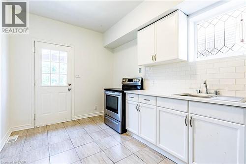 22 Myrtle Avenue, Hamilton, ON - Indoor Photo Showing Kitchen With Double Sink