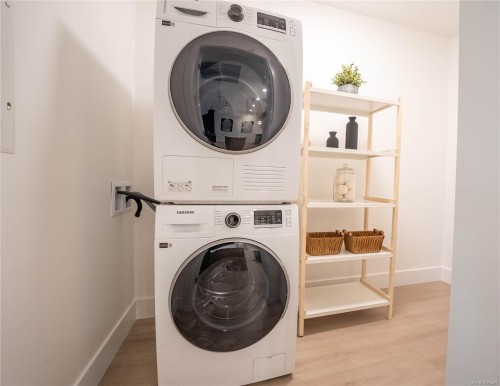 202-258 Helmcken Rd, View Royal, BC - Indoor Photo Showing Laundry Room