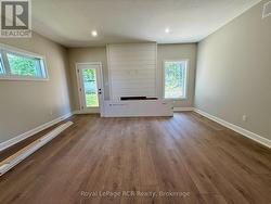 Great rm facing East. Will have electric fireplace - 