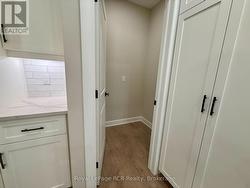 Corner pantry room. Will have shelving - 