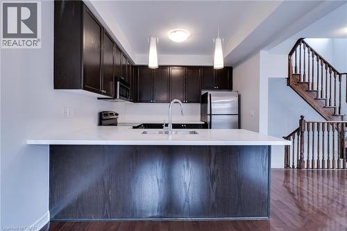 2367 Peppiatt Common, Burlington, ON - Indoor Photo Showing Kitchen With Double Sink