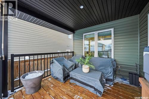 417 Golden Willow Way, Warman, SK - Outdoor With Deck Patio Veranda With Exterior