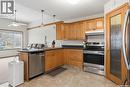 1134 Degelman Drive, Regina, SK  - Indoor Photo Showing Kitchen With Double Sink 