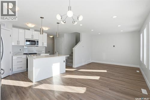 111 Stromberg Crescent, Saskatoon, SK - Indoor Photo Showing Kitchen With Upgraded Kitchen
