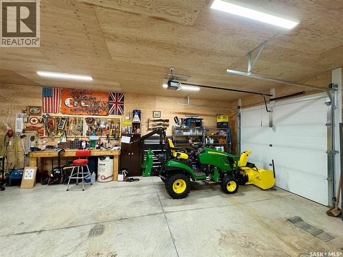 29 Riverview Road, Rosthern Rm No. 403, SK - Indoor Photo Showing Garage