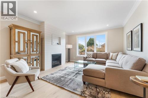 *TO BE BUILT - SIMILAR NOT EXACT* - 111 Judd Drive, Simcoe, ON - Indoor Photo Showing Living Room With Fireplace