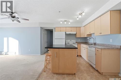 107 303 Lowe Road, Saskatoon, SK - Indoor Photo Showing Kitchen With Double Sink