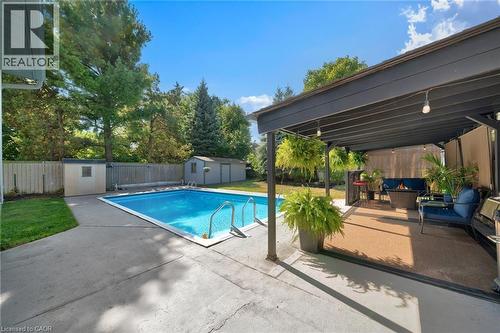 23 Bismark Drive, Cambridge, ON - Outdoor With In Ground Pool