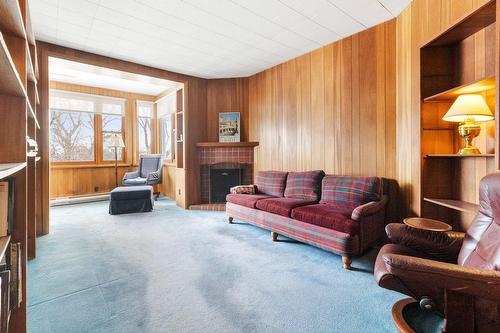Chambre à coucher - 14 Place Parkman, Westmount, QC - Indoor Photo Showing Living Room With Fireplace